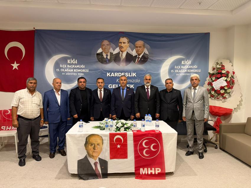MHP Kığı’da Kongre Yaptı