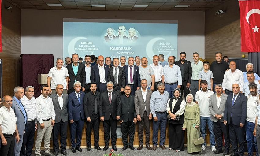 MHP Solhan İlçe Başkanı Hocaoğlu Güven Tazeledi