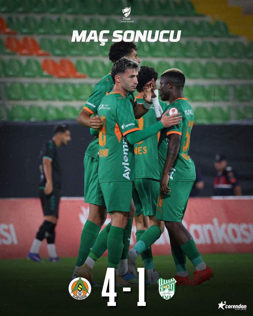 Alanyaspor, 12Bingölspor'u 4 Golle Geçti