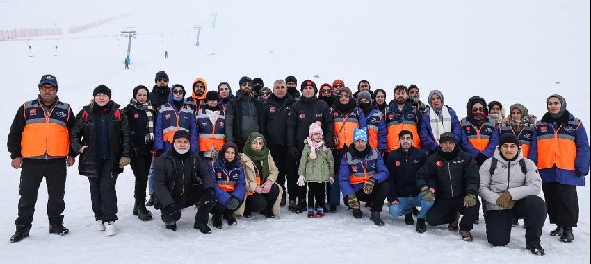 Hesarek’te Çığ Tatbikatı