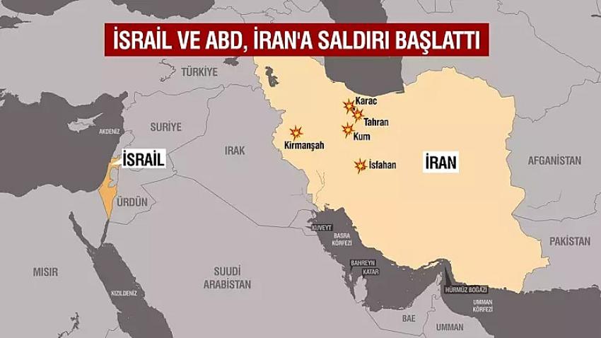 İsrail ve ABD İran'a Saldırı Başlattı