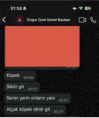 CHP Genel Başkanı Özel'in Küfür ve Tehdit Mesajlarını Yayımladı! İstifa Etti